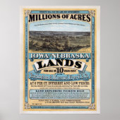 Millions d'acres à vendre - Affiche (Devant)