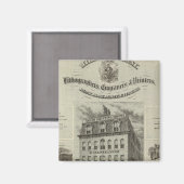 Mills & Company, Des Moines, Iowa Magneet (Voorkant / Achterkant)