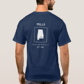 Mills Reunion 2025 T-shirt (Achterkant)