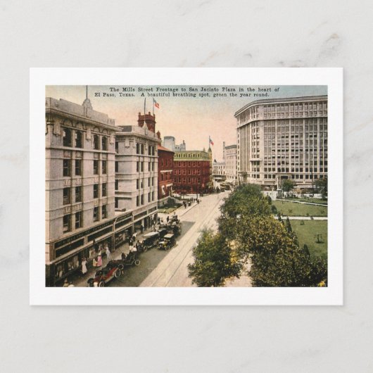 Mills St., El Paso, Texas Briefkaart (Voorkant)