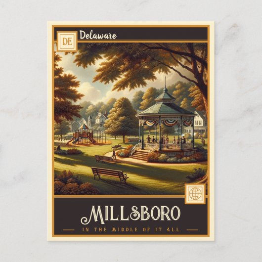 Millsboro, Delaware | BRIEFKAART (Voorkant)