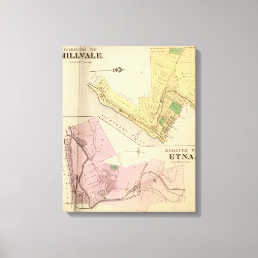 Millvale, Etna Canvas Afdruk (Voorkant)