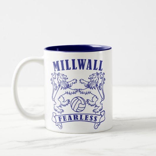Millwall Fearless Tweekleurige Koffiemok (Links)