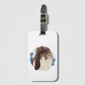 Milly Moo Bunny Bagagelabel (Voorkant (verticaal))