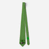 Milo Dale St Patrick's Black on Green Cravate masc (Devant)