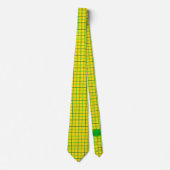 Milo Dale St. Patrick's Day Gold Plaid Cravate mas (Devant)