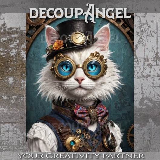 Milord Gearheart - Decoupage - Tissuepapier