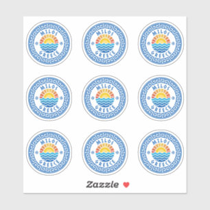 Milos Island, Griekenland Multiple Pack Sticker