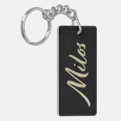 Milos Name whitegold Porte-clés (Devant gauche)