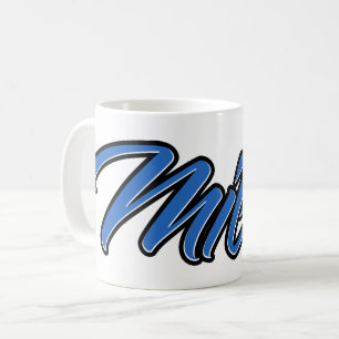 Milos Prénom Blue Tasse Café