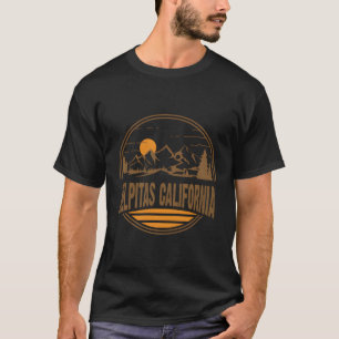  Milpitas California Mountain Hiking Souven T-shirt