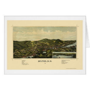 Milton, carte panoramique de NH - 1888