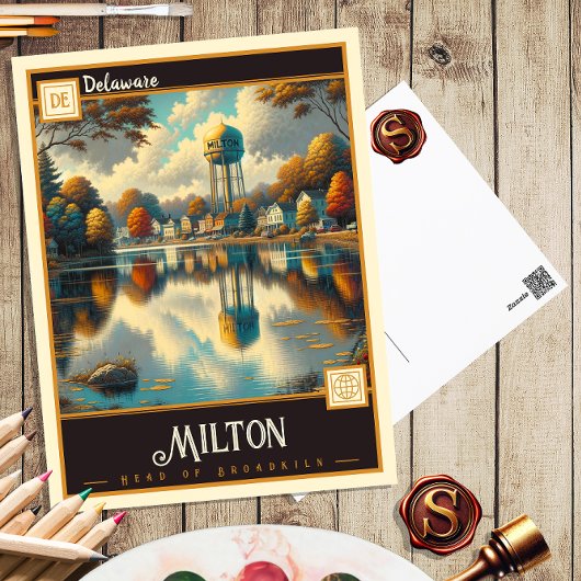 Milton, Delaware | Carte postale ancienne