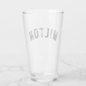 Milton MA Rustic Print Boire Tumbler Verre (Dos)