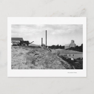 Milton, Oregon Uitzicht van Town Elevator Foto Briefkaart