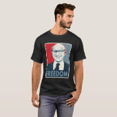 Milton Retro Friedman Graphic T-shirt (Voorkant volledig)