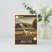 Milton, Vermont | Carte postale Vintage (Debout devant)
