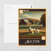 Milton, Vermont | Carte postale Vintage (Devant / Derrière)