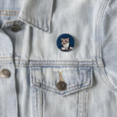 Milu Cat Ronde Button 3,2 Cm (In situ)