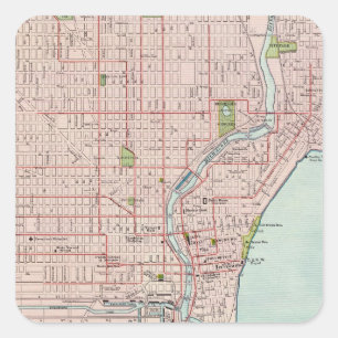 Milwaukee 2 vierkante sticker