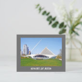Milwaukee Art Museum Briefkaart (Staand voorkant)