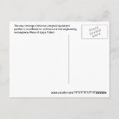 Milwaukee Art Museum Briefkaart (Achterkant)