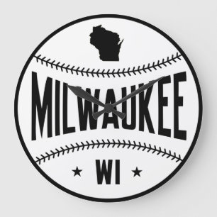 Milwaukee Baseball Clock Grote Klok