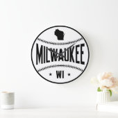 Milwaukee Baseball Clock Grote Klok (Huis)
