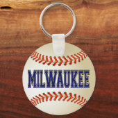 MILWAUKEE BASEBALL SLEUTELHANGER (Voorkant)