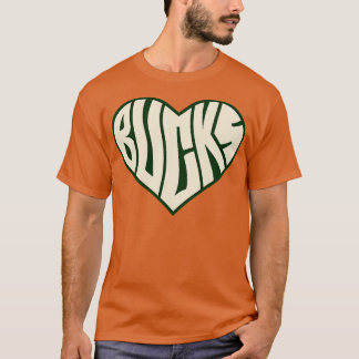 Milwaukee basketbal warp tekst t-shirt