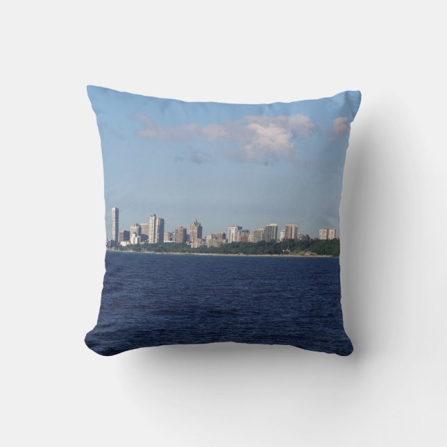Milwaukee coussin carré Skyline (Recto)