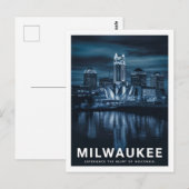 Milwaukee Harbour, Wisconsin Briefkaart (Voorkant / Achterkant)