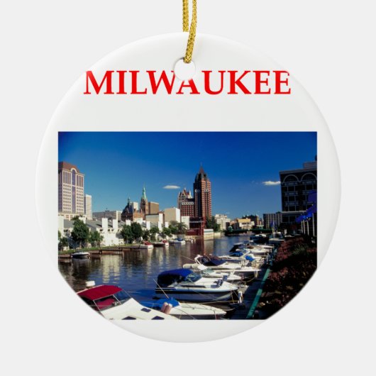 milwaukee keramisch ornament (Voorkant)
