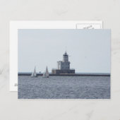 Milwaukee Lighthouse Briefkaart (Voorkant / Achterkant)