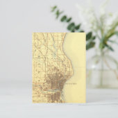 Milwaukee  Map Briefkaart (Staand voorkant)