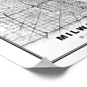 Milwaukee Map Poster (Hoek)