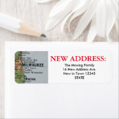 Milwaukee Nouveau Étiquette d'adresse (En situation)
