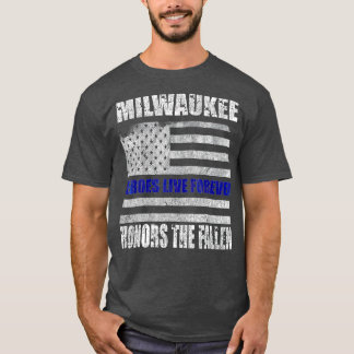 Milwaukee Politie Memorial Gift for Officer Week T-shirt