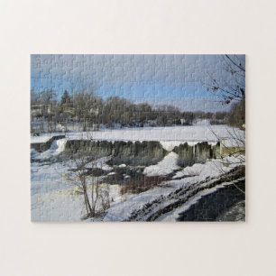 Milwaukee River, West Bend, Wisconsin Legpuzzel