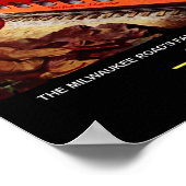 Milwaukee Road, affiche de voyage ferroviaire. (Coin)