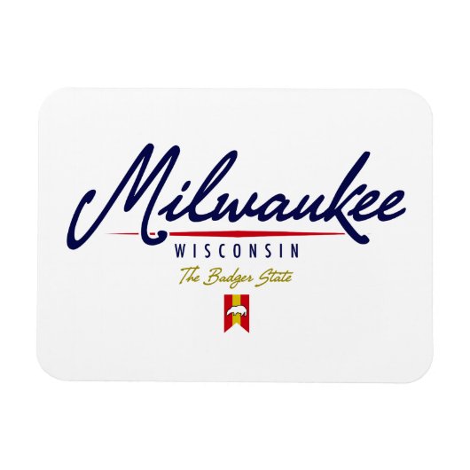 Milwaukee-script Magneet (Horizontaal)