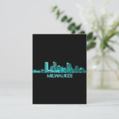 Milwaukee Skyline Bedankkaart (Staand voorkant)