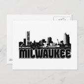 Milwaukee Skyline Briefkaart (Voorkant / Achterkant)