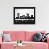 Milwaukee Skyline Canvas Afdruk (Insitu (Woonkamer))