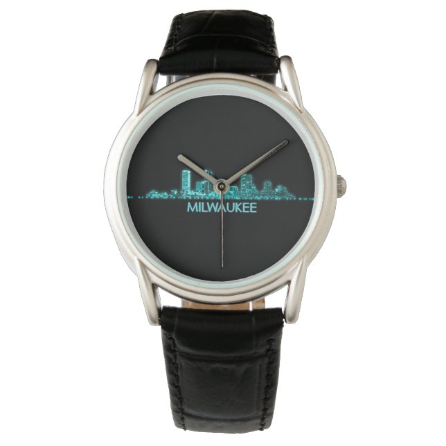 Milwaukee Skyline Horloge (Voorkant)