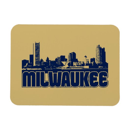 Milwaukee Skyline Magneet (Horizontaal)