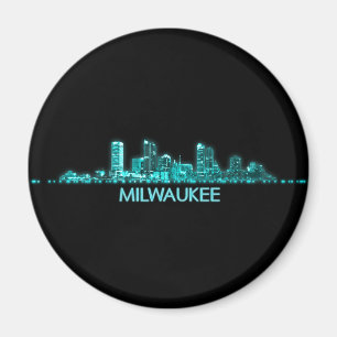 Milwaukee Skyline Magneet