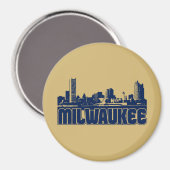 Milwaukee Skyline Magneet (Voorkant / Achterkant)