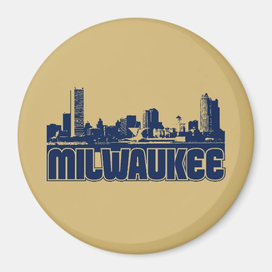 Milwaukee Skyline Magneet (Voorkant)