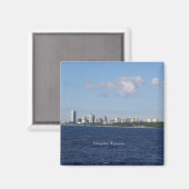 Milwaukee Skyline magnet Magneet (Voorkant / Achterkant)